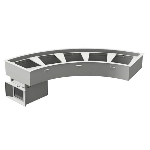 Randell RCP-5C-R250 Drop-In Curved Cold Food Unit