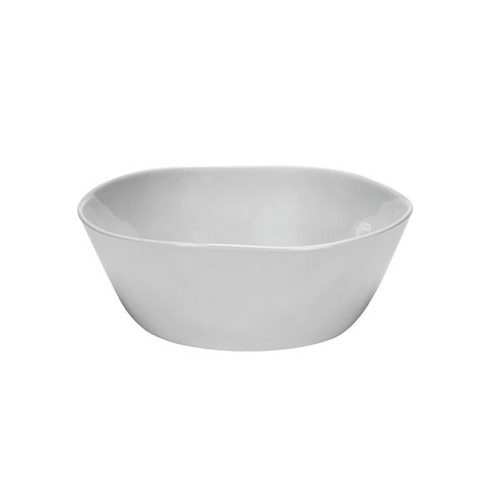 American Metalcraft CBL185CL 13" 5 Qt. Plastic White Round Serving Bowl