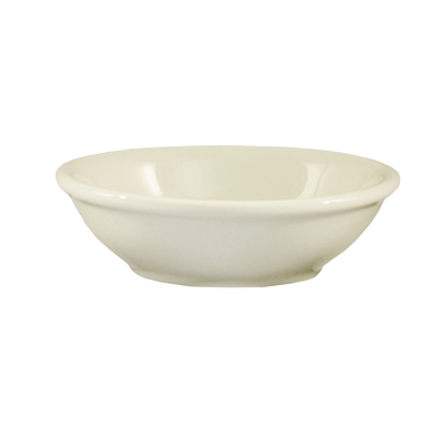 CAC China REC-15 12.5 Oz. American White Ceramic Round REC Nappie (3 Dozen Per Case)