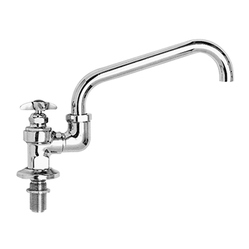 Fisher 51268 Single-Deck Mount With 14" Swing Spout Stainless Steel 3/4" Faucet