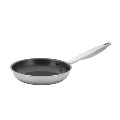 Winco TGFP-7NS 7" Stainless Steel and Aluminum Tri-Gen Induction-Ready Fry Pan