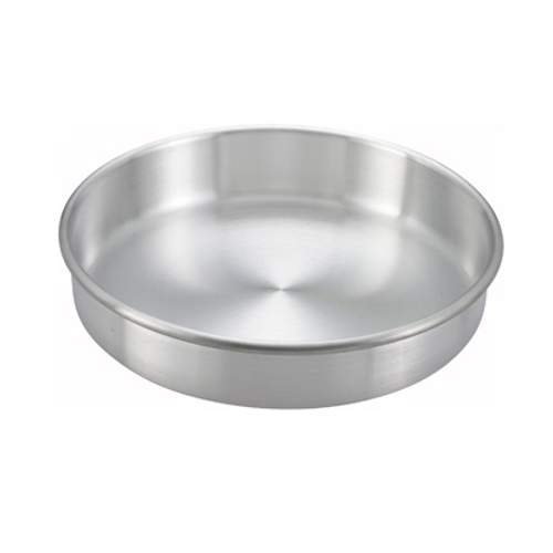 Winco ACP-092 9" x 2" Round Aluminum Layer Cake Pan