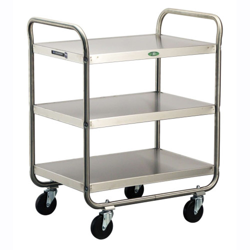 Lakeside 222 30" W x 20" D x 35-3/4" H Stainless Steel Tubular U-Frame Utility Cart