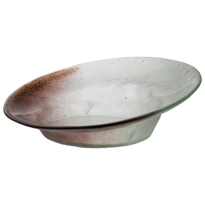 Eastern Tabletop 1632R
 13-1/2"
 1.19 qt
 Glass
 Burnt Red
 Round
 Kalydo Bowl