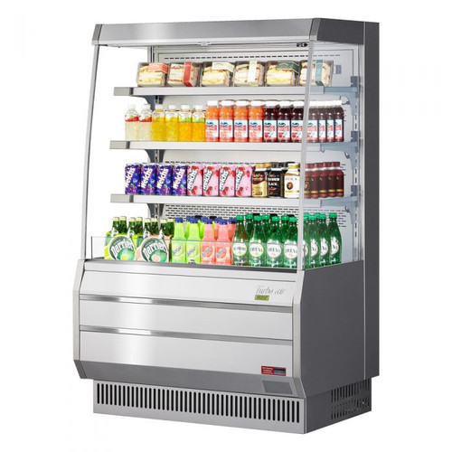 Turbo Air TOM-40MS-N 39.13"W Vertical Open Display Merchandiser