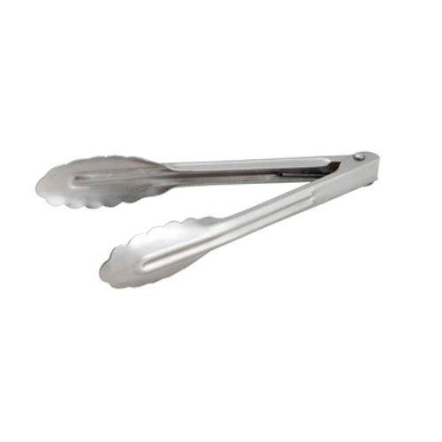 Winco UT-7 7" Stainless Steel Utility Tongs