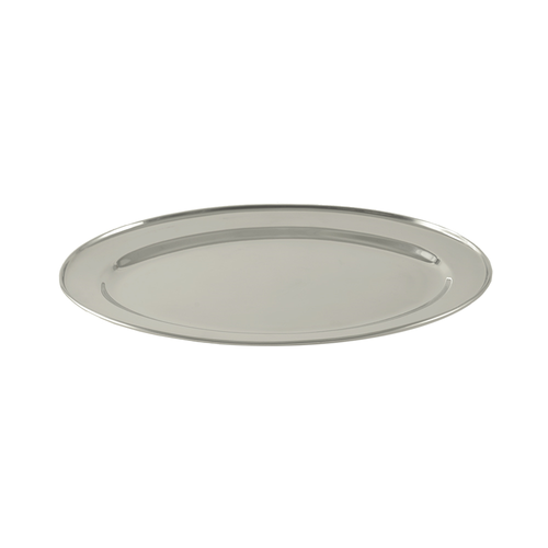 CAC China SSPL-12-OV 12" L Stainless Steel Oval Platter (60 Each Per Case)
