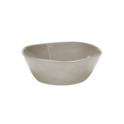 American Metalcraft CBL185SH 13" 5 Qt. Plastic Gray Round Serving Bowl