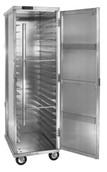 Cres Cor 1011820DSD 69.75" H Aluminum Solid Door Enclosed Full Height Mobile Super Duty Cabinet