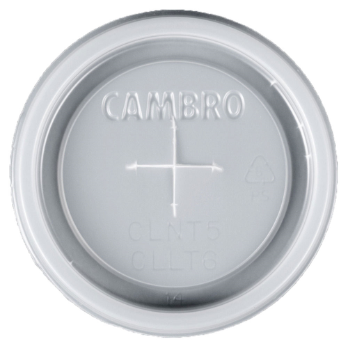 Cambro CLNT5190 Translucent Disposable CamLid (1500 Per Case)