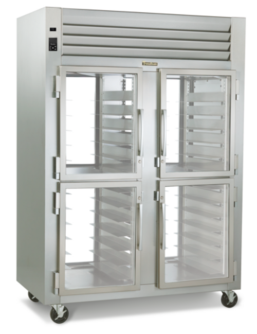 Traulsen G21047-032 52.13"W Two-Section Glass Door Dealer's Choice Display Refrigerator