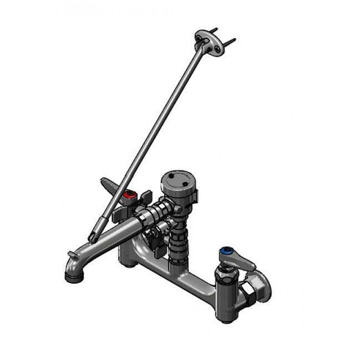 T&S Brass B-0665-BSTP-963 Service Sink Faucet 8" wall mount