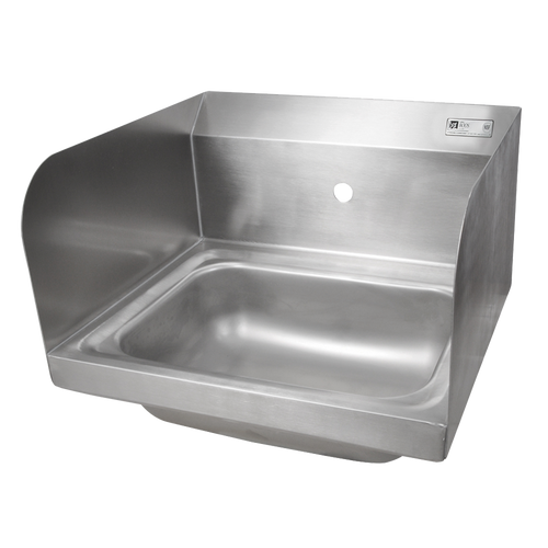 John Boos PBHS-W-1410-1-SSLR Pro-Bowl Hand Sink Wall Mount Stainless Steel 14"W x 10"