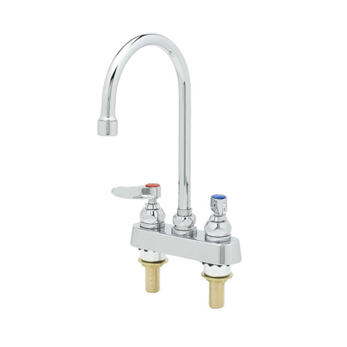 T&S Brass B-1141-XS Faucet gooseneck nozzle deck mount 2"