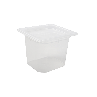 San Jamar MP16 ModPan 1/6 Size Translucent Food Pan 8" Deep