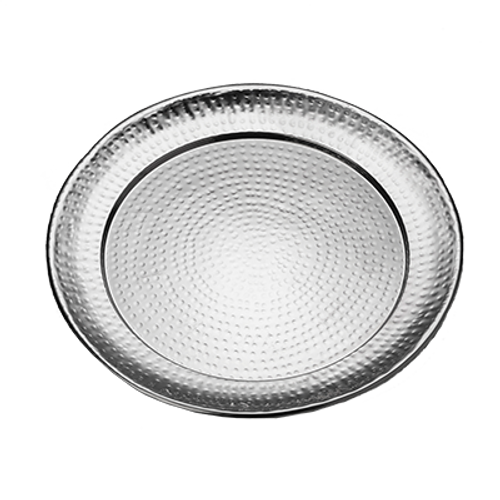 American Metalcraft HMRST1601 16" Stainless Steel Round Serving Tray