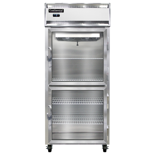 Continental Refrigerator 1FX-GD-HD 36.25" W One-Section Glass Door Extra-Extra-Wide Freezer - 115 Volts