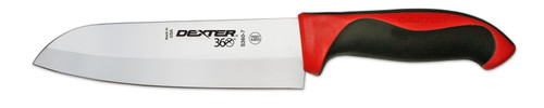 Dexter S360-7R-PCP 7" Straight Edge Santoku Knife with Polypropylene or Santoprene Handle