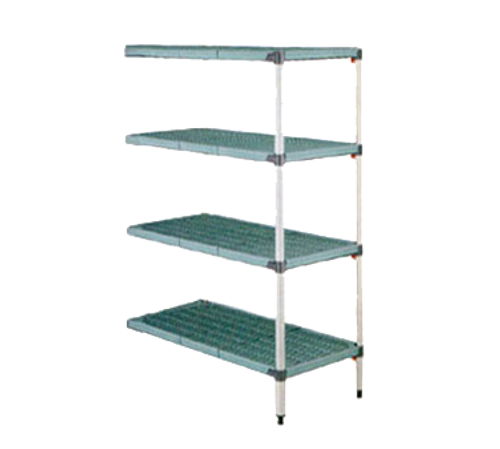 Metro AQ426G3 Metromax Q Add-On Shelving Unit 30"W Epoxy Coated One-Piece Steel Frames
