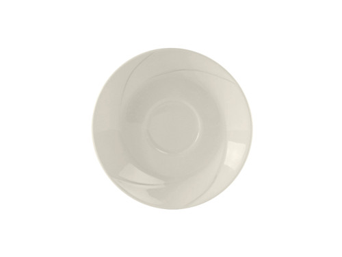 Tuxton ASU-084 6" Ceramic Pearl White Round Saucer (3 Dozen Per Case)