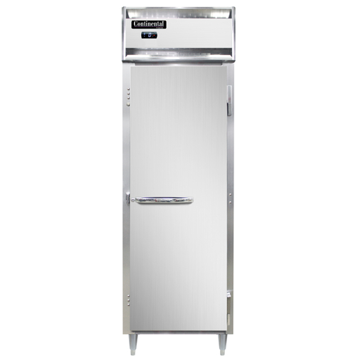 Continental Refrigerator D1FN 26" W One-Section Solid Door Reach-In Designer Line Freezer - 115 Volts