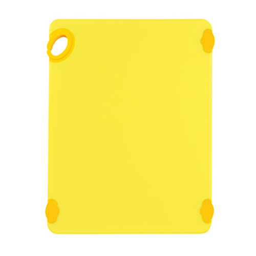 Winco CBK-1520YL 15" x 20" x 1/2" Co-Polymer Cutting Board