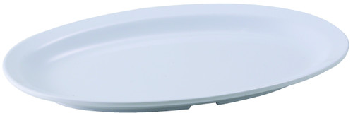 Winco MMPO-118W
 Plastic
 White
 Oval
 Platter
 2 Dozen (Contains 1 Dozen)