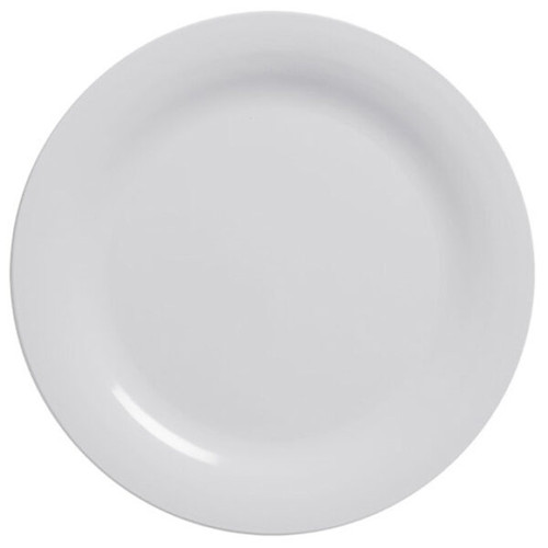 American Metalcraft DPW10WH 10" Plastic White Round Plate