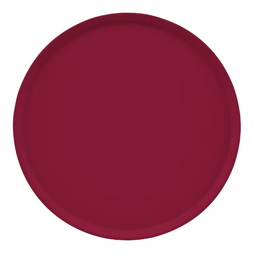 Cambro 1950505 19.5"Dia. Red Round Serving Camtray - 12/Case