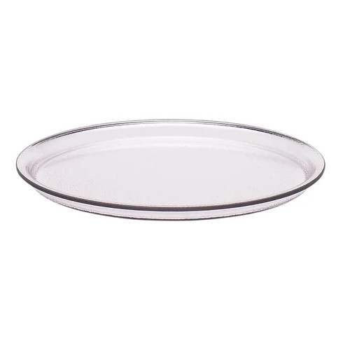 Cambro CFRC18135 Clear Flat Plastic ColdFest Crock Cover - 2 Cases
