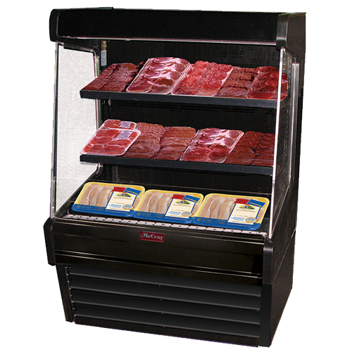 Howard McCray SC-OM30E-6L-B-LED 75"W Meat Open Merchandiser