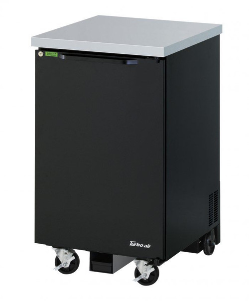 Turbo Air TBB-1SB-N6 23.63"W One-Section Solid Door Back Bar Cooler