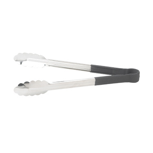 Winco UT-9HP-K 9" Stainless Steel Utility Tongs