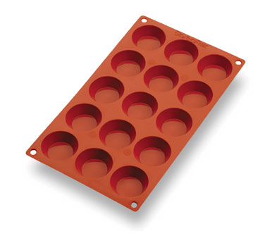 Matfer Bourgeat 257925 Gastroflex Mini Tart Mold 2" Dia. x 9/16"H Mini Tarts Food Grade Silicone