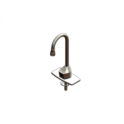 T&S Brass EC-3100-TMV4V05 4" Deck Mount Electronic Faucet