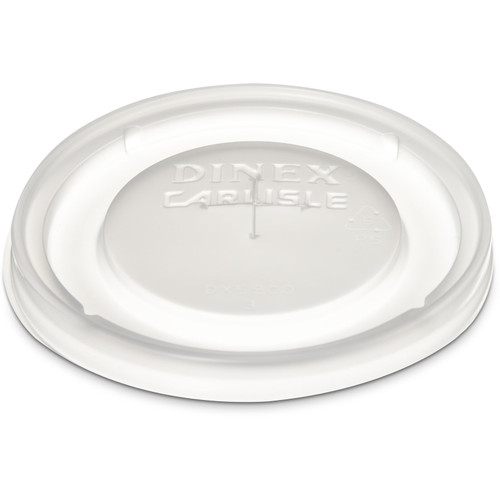 Dinex DX5900ST8714 Fenwick Translucent Tumbler Lid with Straw Slot (1000/cs)