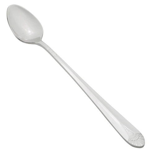 Winco 0031-02 7-13/16" 18/8 Stainless Steel Iced Tea Spoon (Contains 1 Dozen)