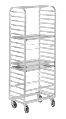 Channel 411A 20 Pan Side Load Aluminum Bun Pan Rack