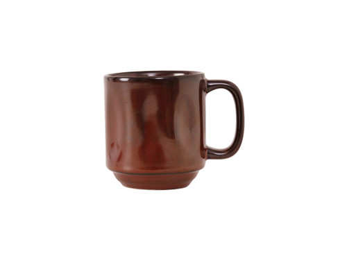 Tuxton GAR-150 3-3/8" 12 Oz. Ceramic Red Rock Yukon Mug (2 Dozen Per Case)