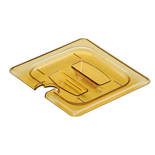 Cambro 60HPCHN150 H-Pan 1/6 Size Amber Cover