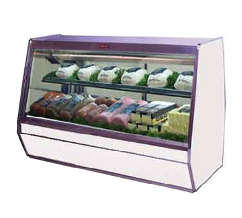 Howard McCray R-CDS32E-4C-BE-LED 50"W Curved Glass Deli Meat & Cheese Service Case