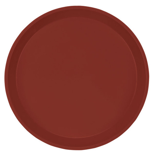 Cambro 1950501 19.5" Round Fiberglass Serving Camtray - 12/Case