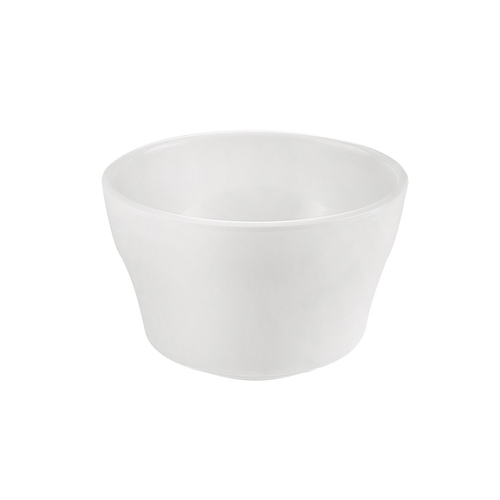CAC China MLRN-4 8 Oz. White Plastic Round Maxwell Bouillon (4 Dozen Per Case)