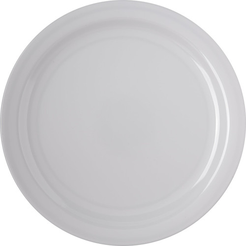 Carlisle 4350002 10 1/5" Dia. Plastic White Dallas Ware Dinner Plate