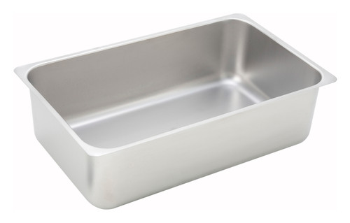 Winco C-WPP 6" Deep Full Size Stainless Steel Spillage Pan