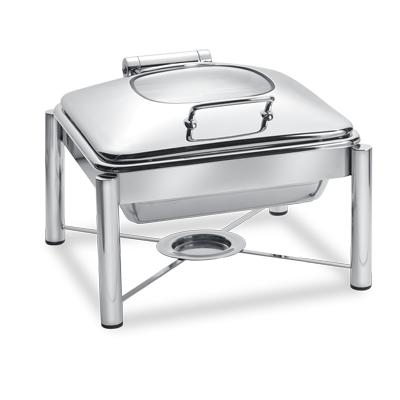 Eastern Tabletop 3954G/SB Pillar'd Mid/Max Collection Induction Chafing Dish