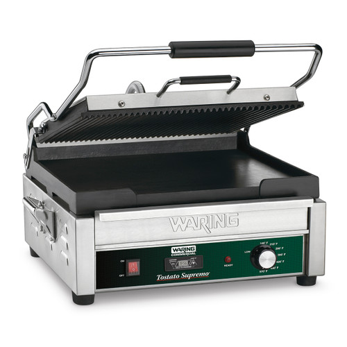 Waring WDG250T Electric Double Surface Panini Grill - 120 Volts