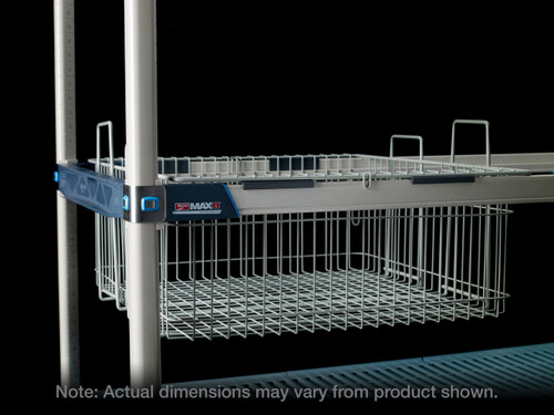 Metro Mb2422Xe Basket Wire 22" L x 24"W With Lift Out Handles Corrosion Resistant Taupe Epoxy Finish