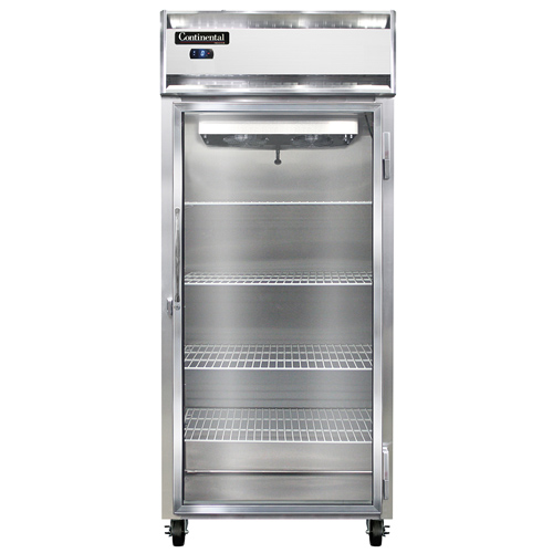 Continental Refrigerator 1FXS-SA-GD 36.25" W One-Section Glass Door Reach-In Extra-Extra-Wide Freezer - 115 Volts