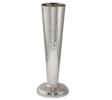 American Metalcraft HMWBSTND 6.13" Dia. x 23.75" H Silver Stainless Steel Wine Bucket Stand